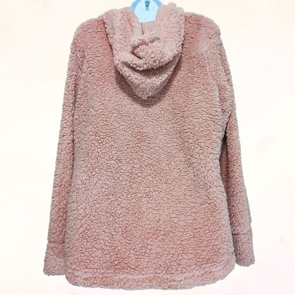 Ambrielle KeepsakePink Sherpa Hoodie Pullover Pajamas Sleepwear/Sweatshirt Set M - Picture 5 of 15